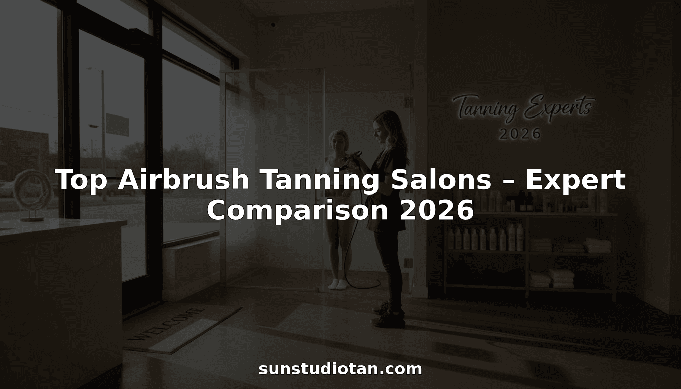 Top Airbrush Tanning Salons – Expert Comparison 2026